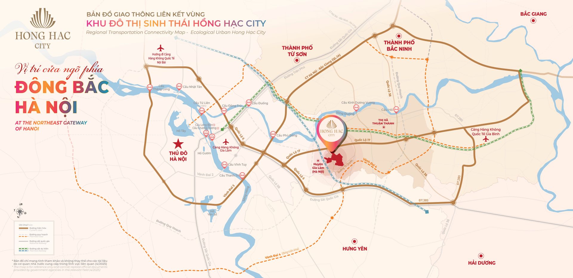 Bản đồ Liên Kết Vùng Hồng Hạc City